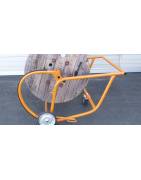 Drum transporting trolley