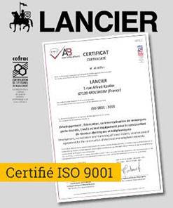 Certifié ISO 9001